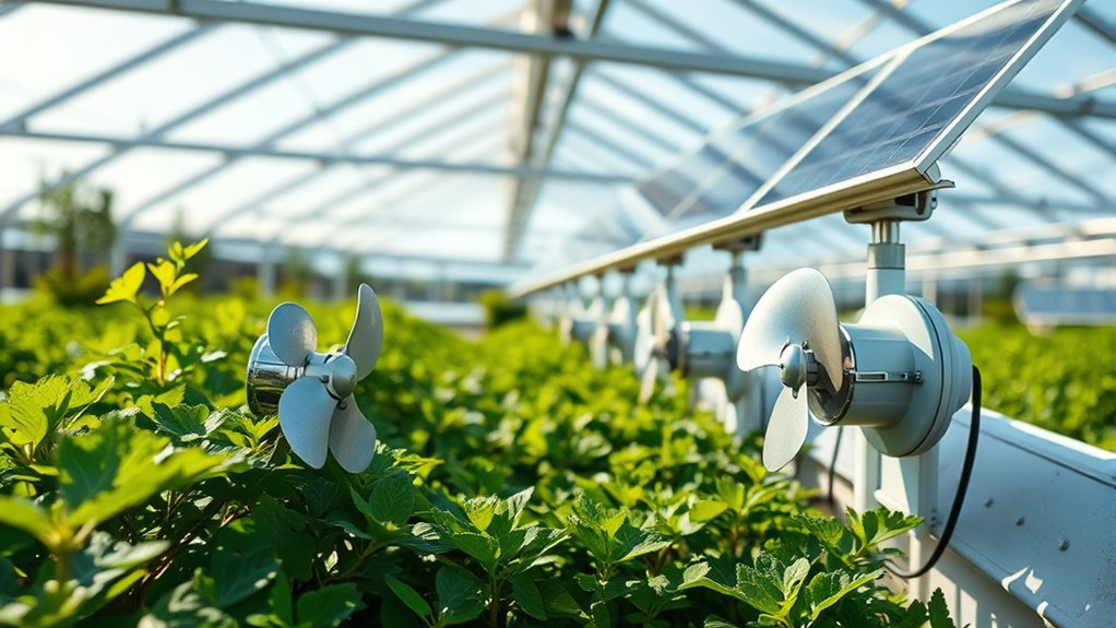eco friendly greenhouse ventilation optimization