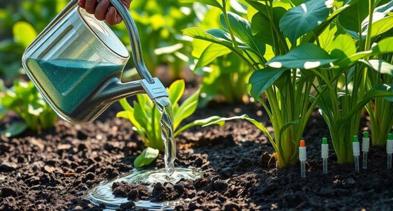 effective watering techniques demonstrated