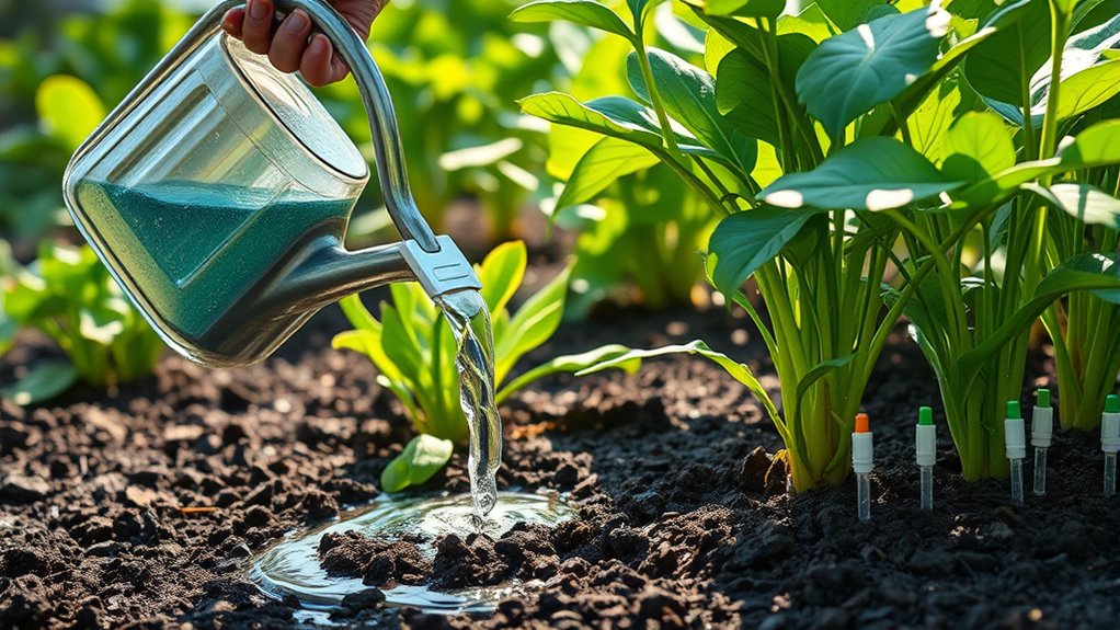 effective watering techniques demonstrated
