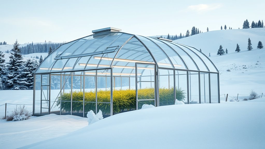 extreme winter greenhouse construction
