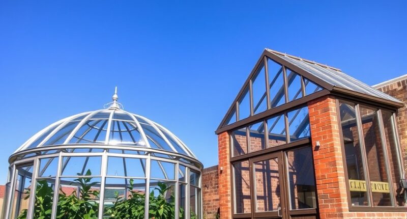 freestanding versus lean to