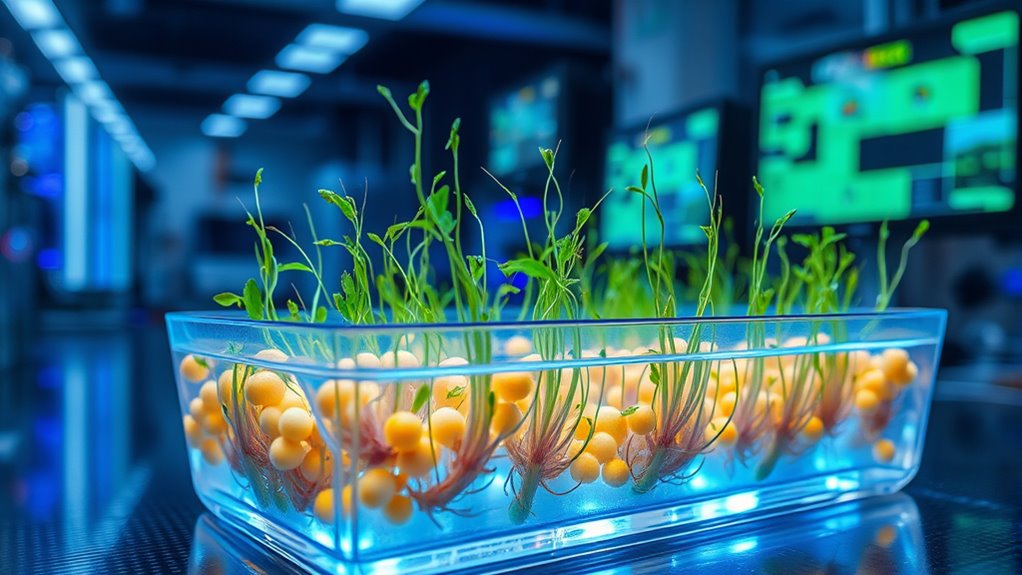 genetically enhanced controlled crops