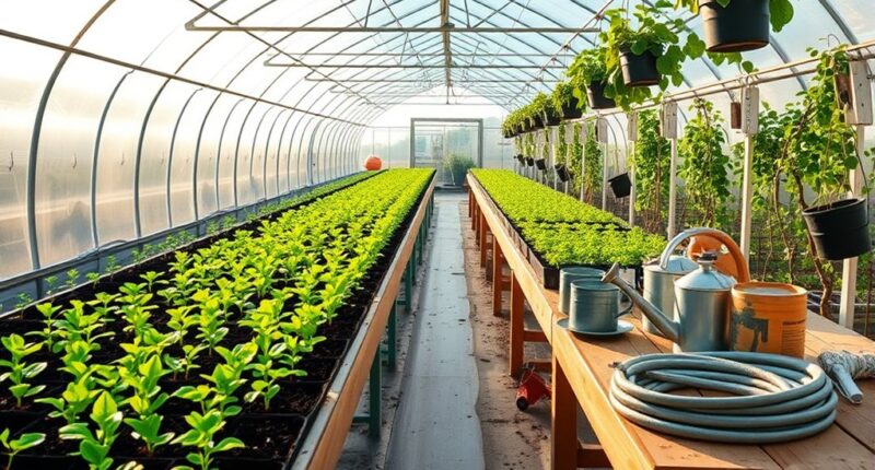 get greenhouse ready early