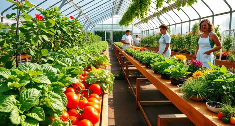 greenhouse aids local food banks