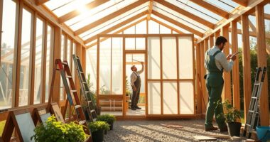 greenhouse construction project diary