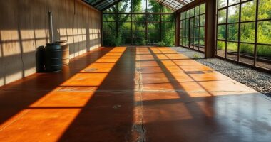 greenhouse floor thermal mass