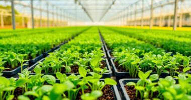 greenhouse microgreens cultivation