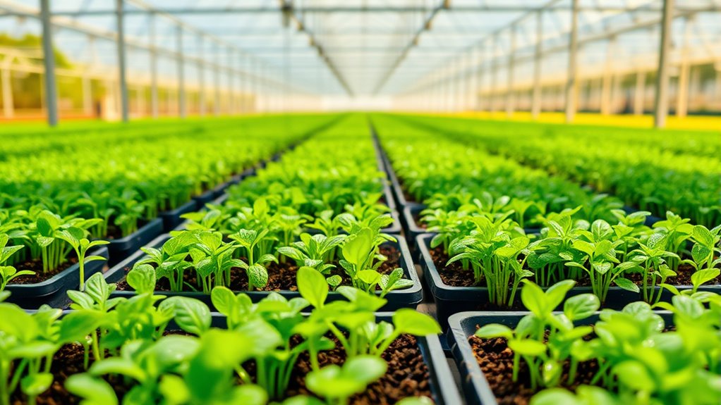 greenhouse microgreens cultivation