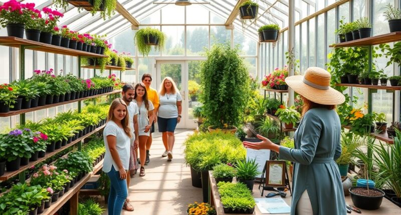 greenhouse open house tips