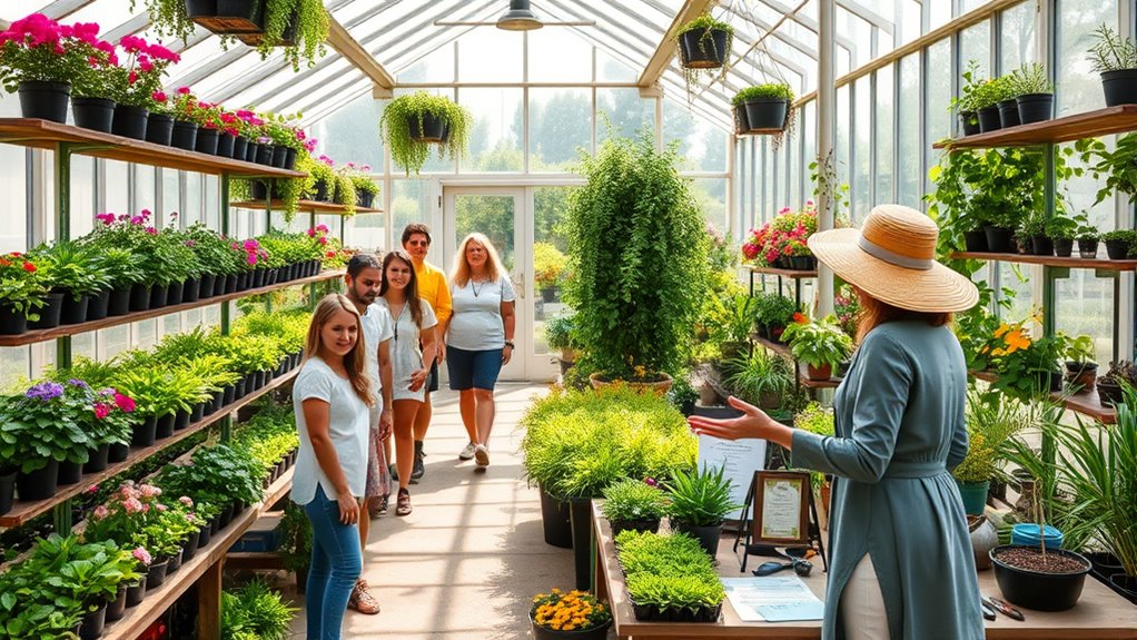 greenhouse open house tips