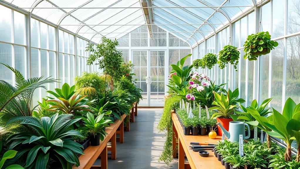 greenhouse prep for healthy growth