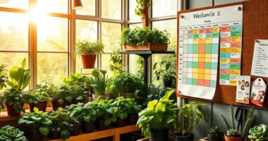 greenhouse self sufficient living schedule