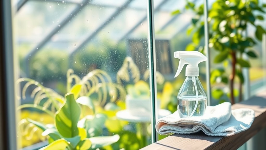 greenhouse surface cleaning