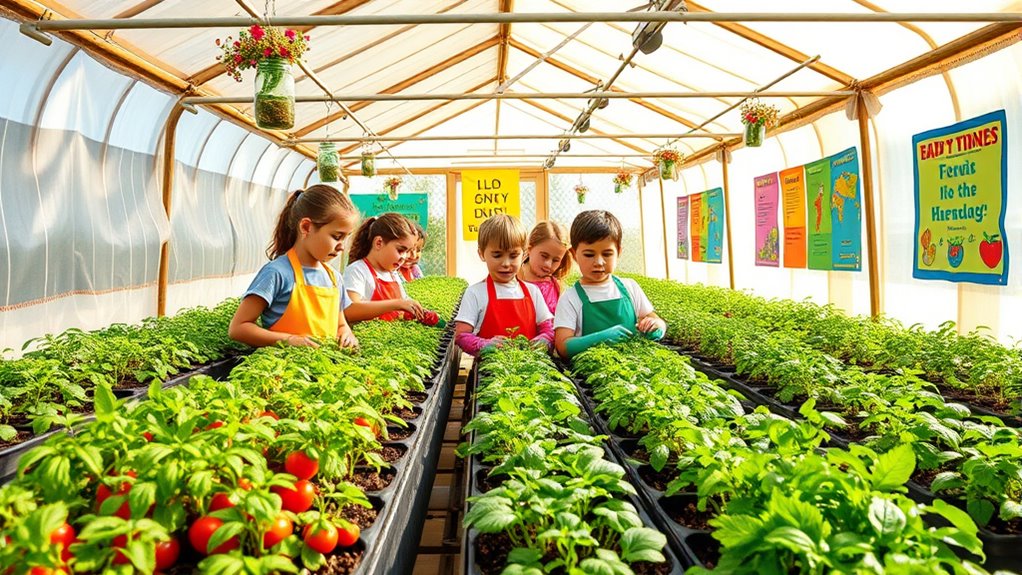 greenhouses nurture young minds