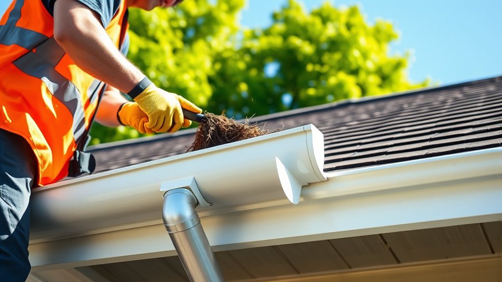 gutter and downspout maintenance
