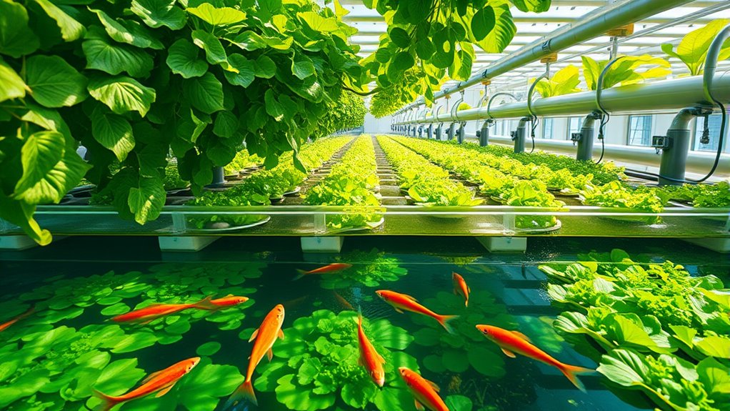 healthy fish thriving plants