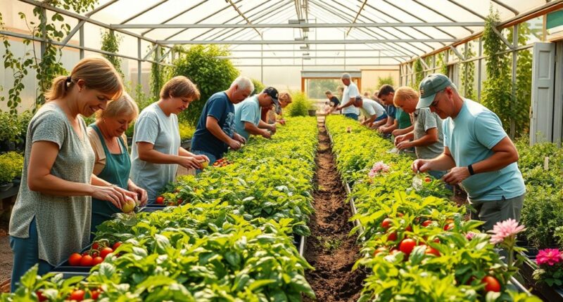 helping community greenhouse