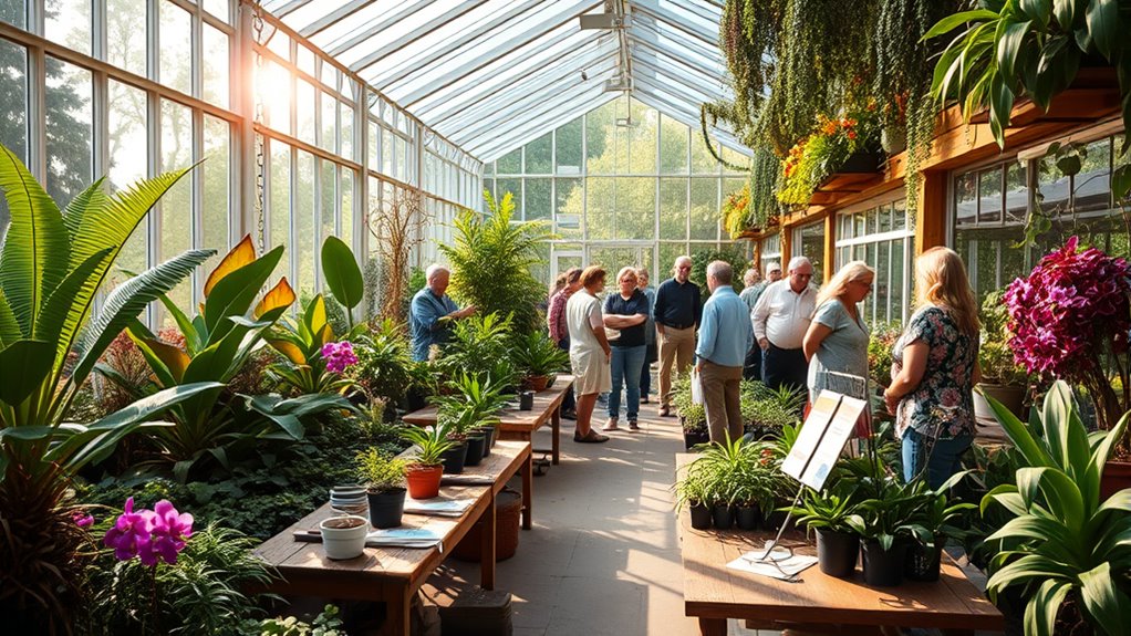 host interactive plant care demonstrations