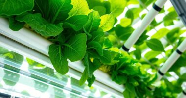 hydroponic leafy green cultivation