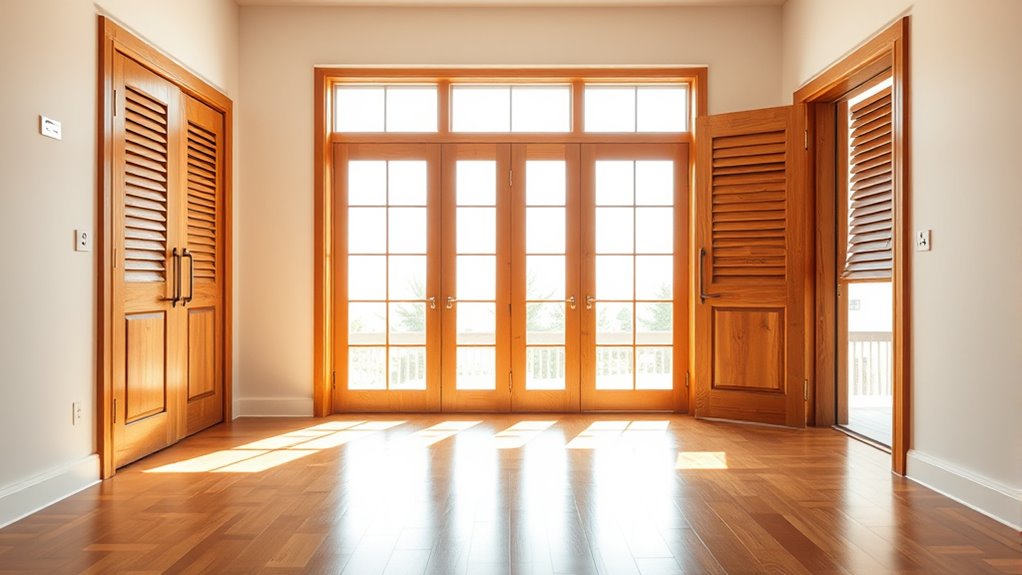 installing doors and ventilation