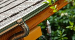 installing rainwater collection gutters