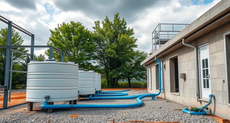 installing rainwater collection systems