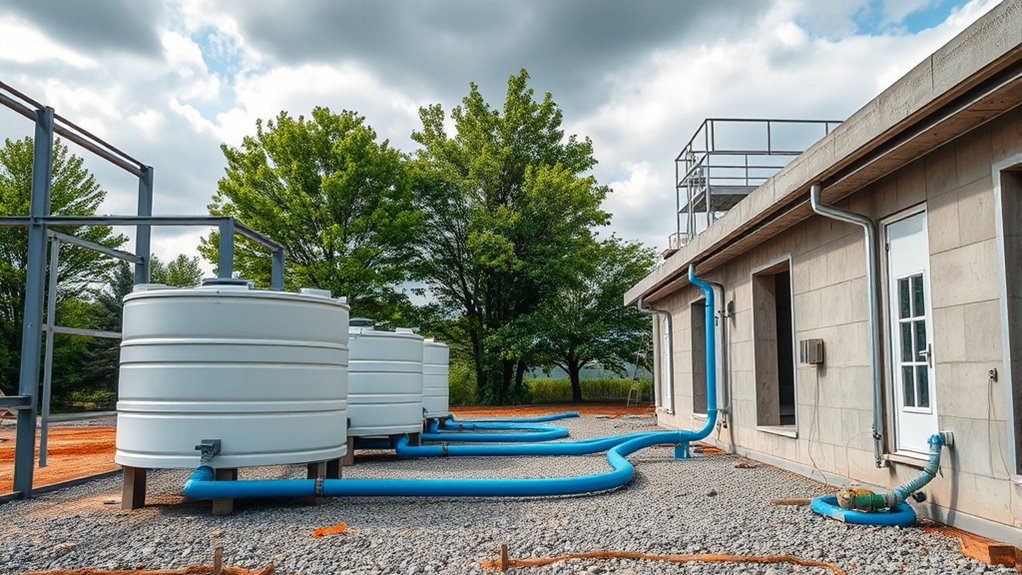 installing rainwater collection systems