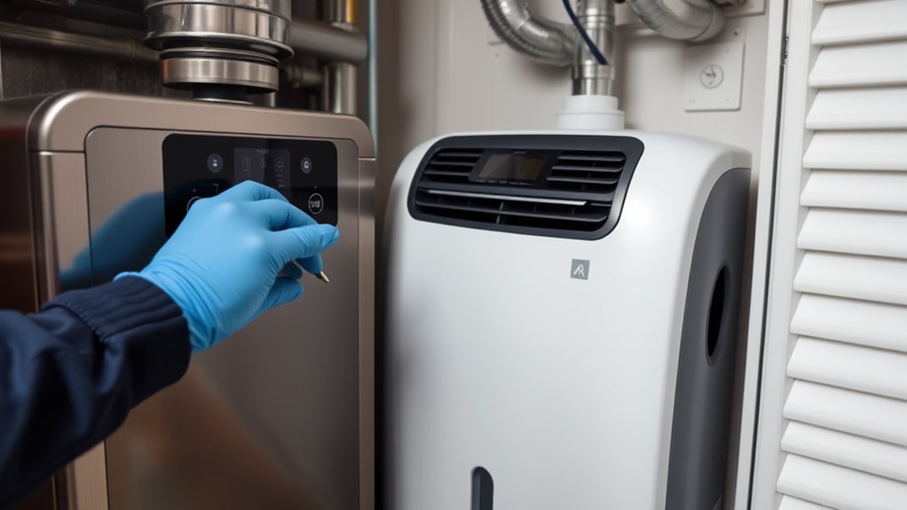 maintain dehumidifier and heater