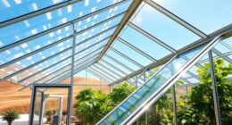 maximize greenhouse sunlight orientation