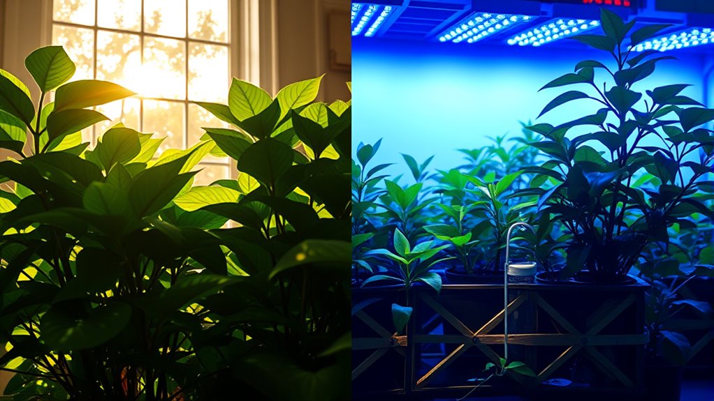 natural vs supplemental lighting