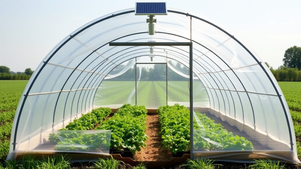passive solar greenhouse design