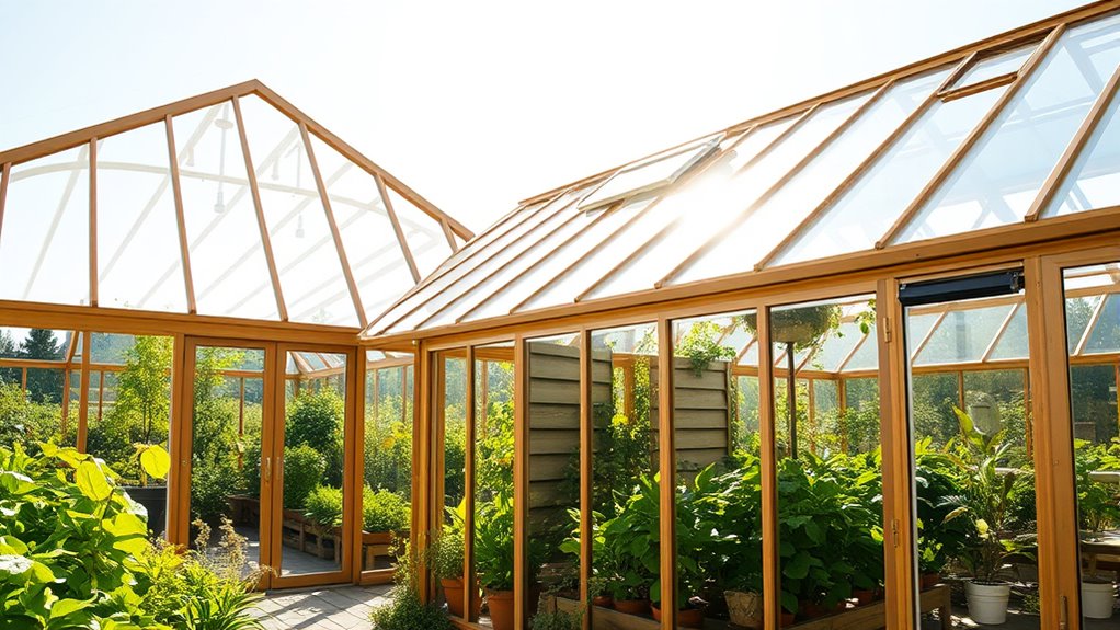 passive solar greenhouse design
