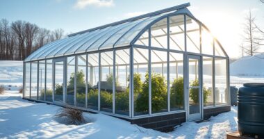 passive winter greenhouse design