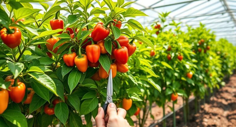 pepper plant training methods