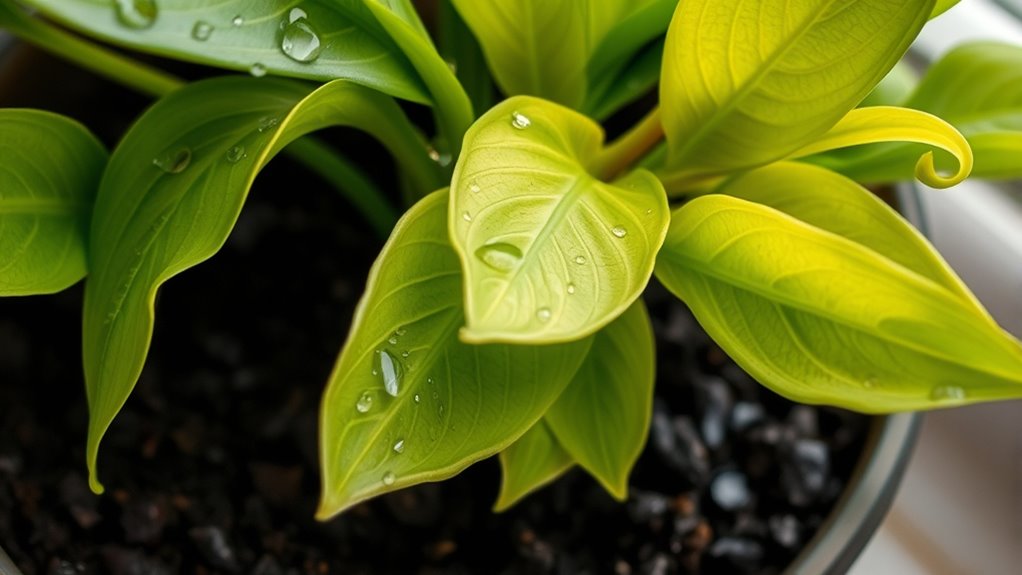 plant watering issue signs