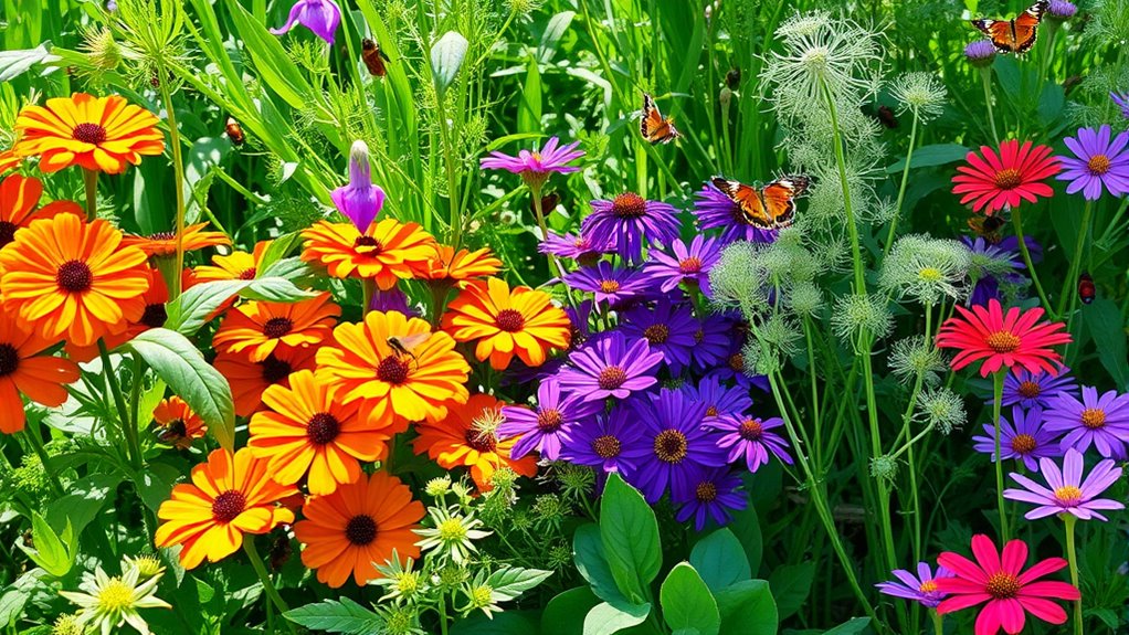 pollinators benefit from companion planting