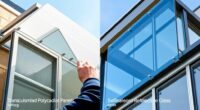 polycarbonate versus glass installation