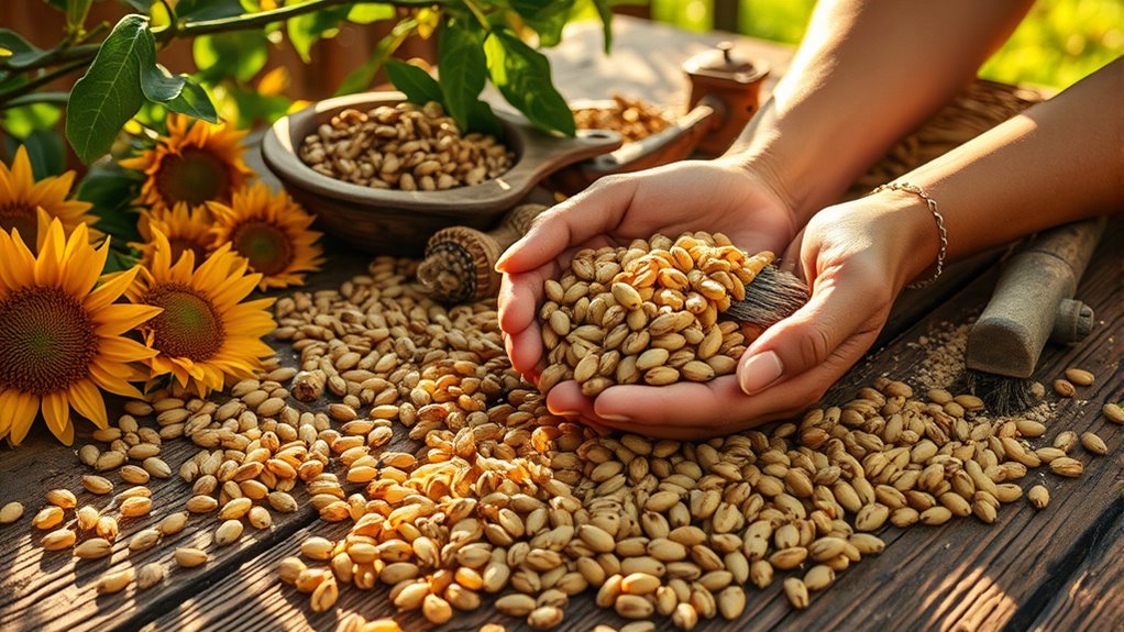 proper seed harvesting and storage