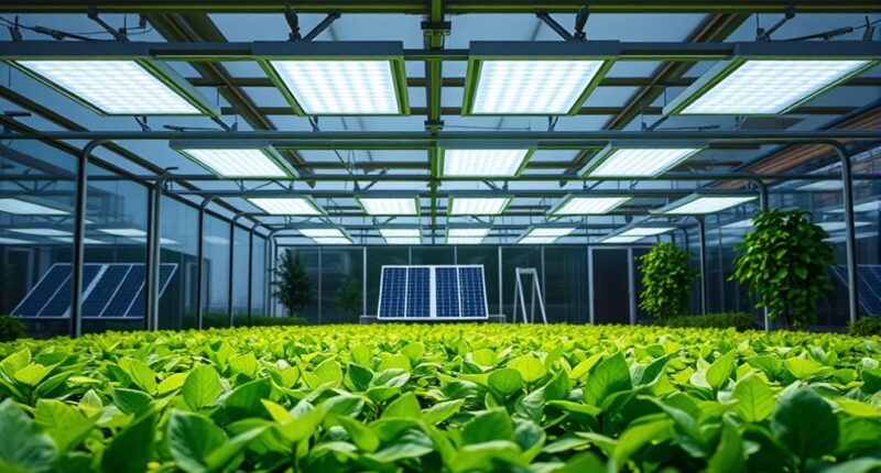 reduce greenhouse lighting emissions