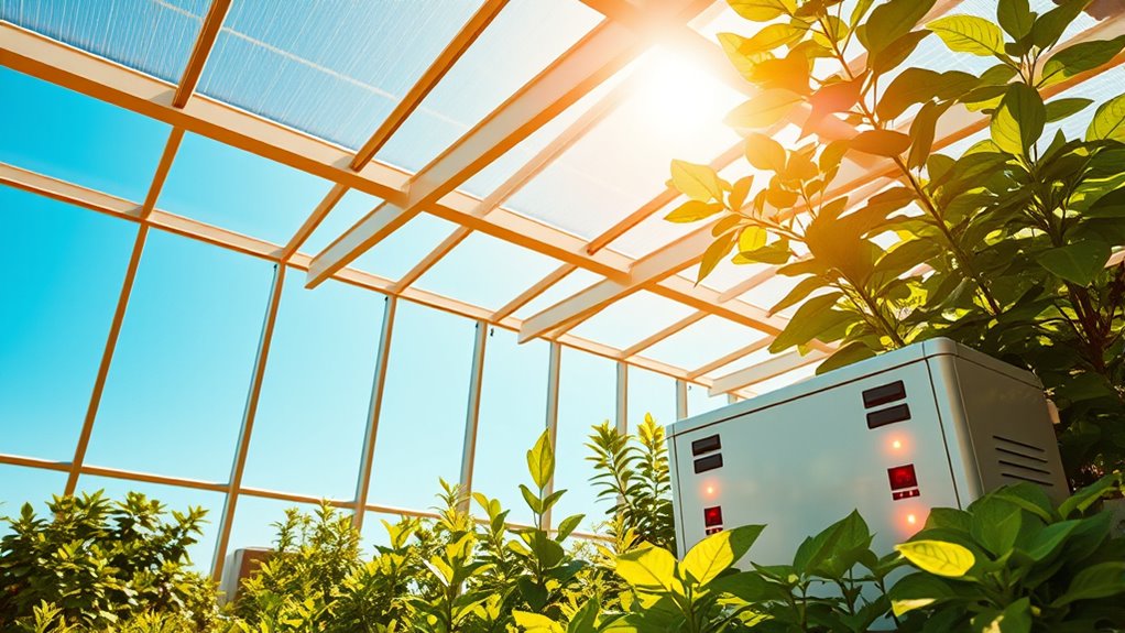 renewable energy greenhouse storage