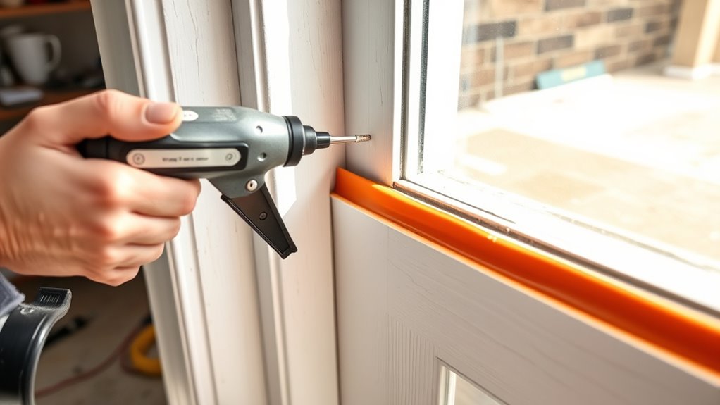 replace storm door weather stripping