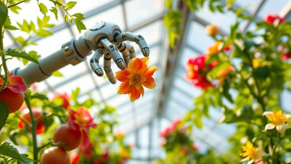 robotic pollination ensures consistent crop yields