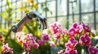robots enhance greenhouse pollination