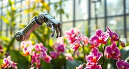 robots enhance greenhouse pollination