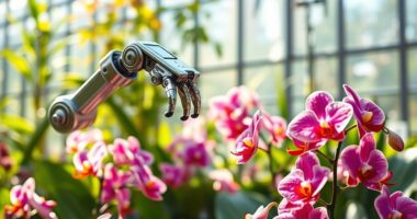 robots enhance greenhouse pollination