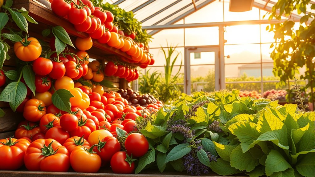 seasonal greenhouse eating