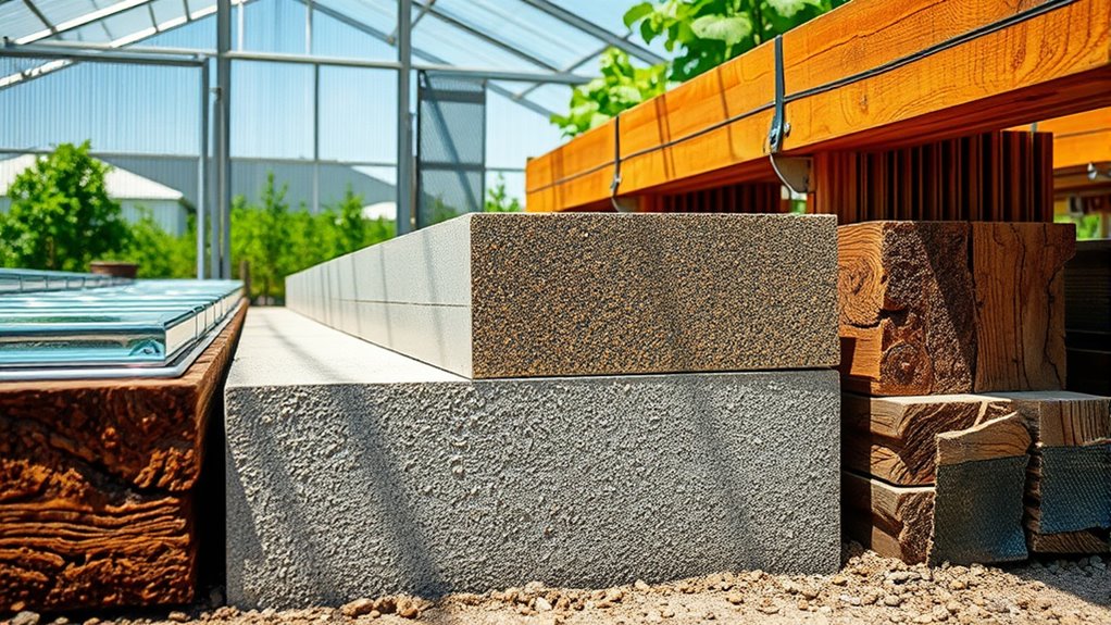 selecting optimal greenhouse foundation