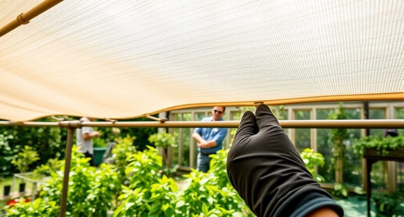 shade cloth maintenance tips