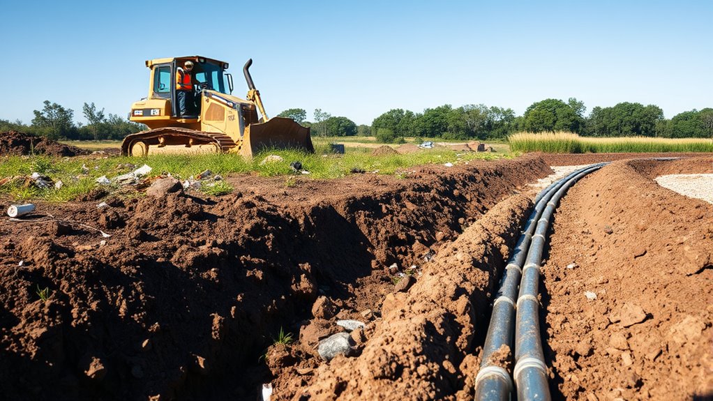site clearing and leveling