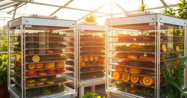 solar powered food dehydration